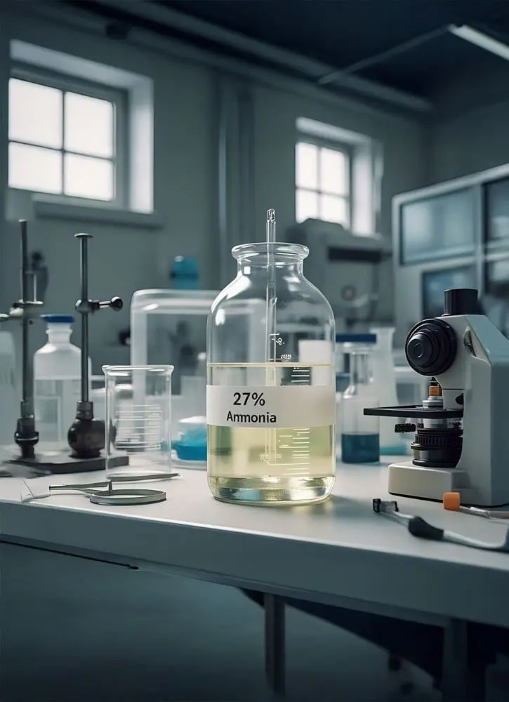 Ammonia solution with different concentrations